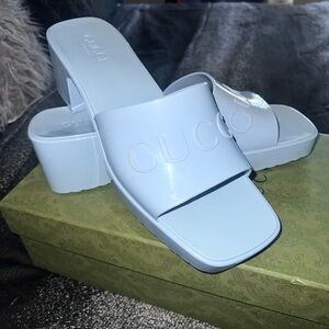 Gucci Baby Blue Slides